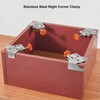 2pcs Stainless Steel Right Corner Clamp High Accuracy 90 Degree