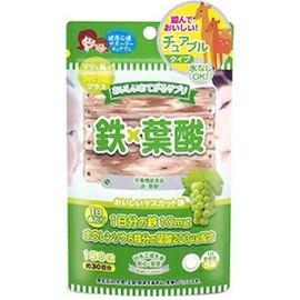 ジャパンギャルズＳＣ おいしいおてがるサプリ 鉄×葉酸 150粒(約30日分)