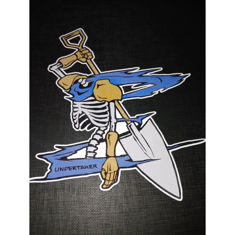 Undertaker Shinei Reaper Logo 86 Eighty-Six Glossy Sticker Anime Waterproof!