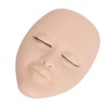Lash Mannequin Face 3 Pairs Removable Eyelids Eyelash Extension Practice
