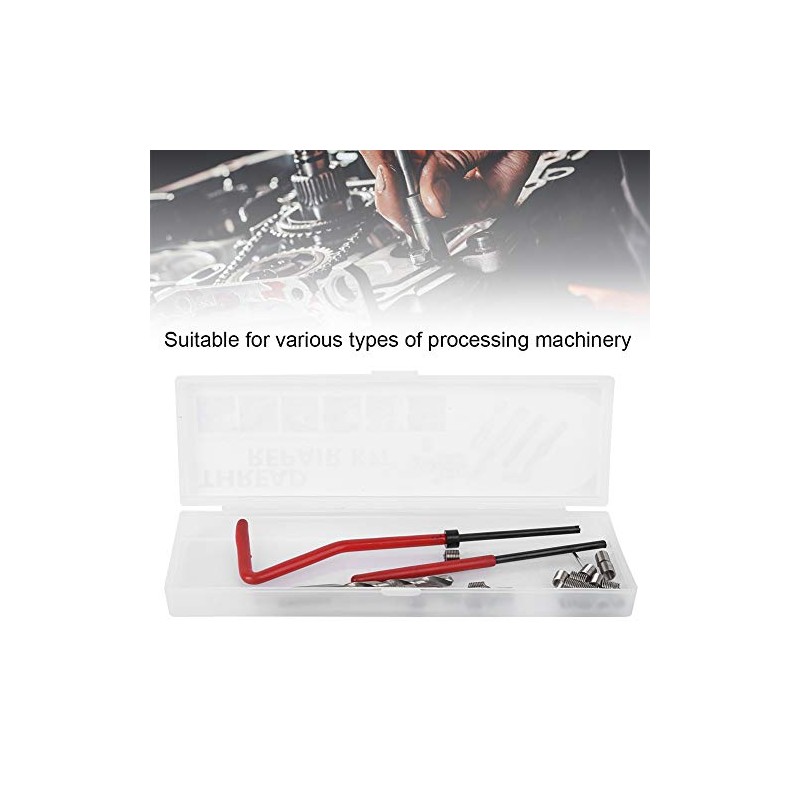 25Pcs Thread Repair Kit, M4 Thread Repair Insert Kit, with