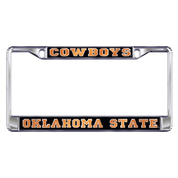 OSU OKLAHOMA STATE COWBOYS Chrome License Plate Tag Frame
