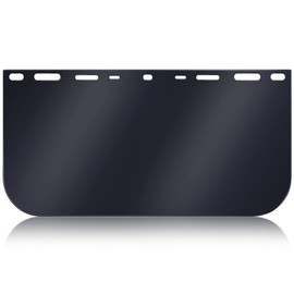 Saillong Face Shield Replacement Lens Compatible with ERB 15151 8150 Tinted Full Face Shields, Polycarbonate Protective Safety Face Shield for Grinding, Welding, Helmet Face Shield for Cosplay(Black)