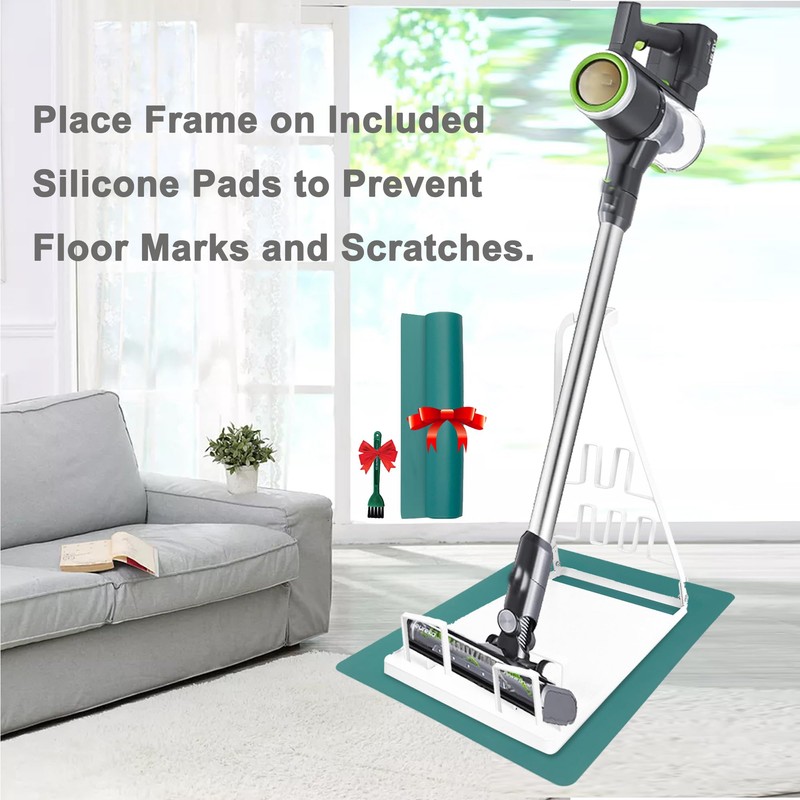 EZ SPARES Installation-free Vacuum Stand Frame,Storage Docking Station Holder,Metal Bracket,bigger