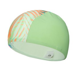 GRACE KARIN Girls Rash Guard Long Sleeve One Piece Swimwear Kids Swimsuits Size 8 UPF 50+ UV Protective Green Leaf