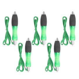 Pack of 5 Large Fat Weight Pens, Large, Easy Grip Pens for Parkinson's Tremor, Low Grip Strength or Arthritis, Non-Slip, Wide Grip Design, Retractable