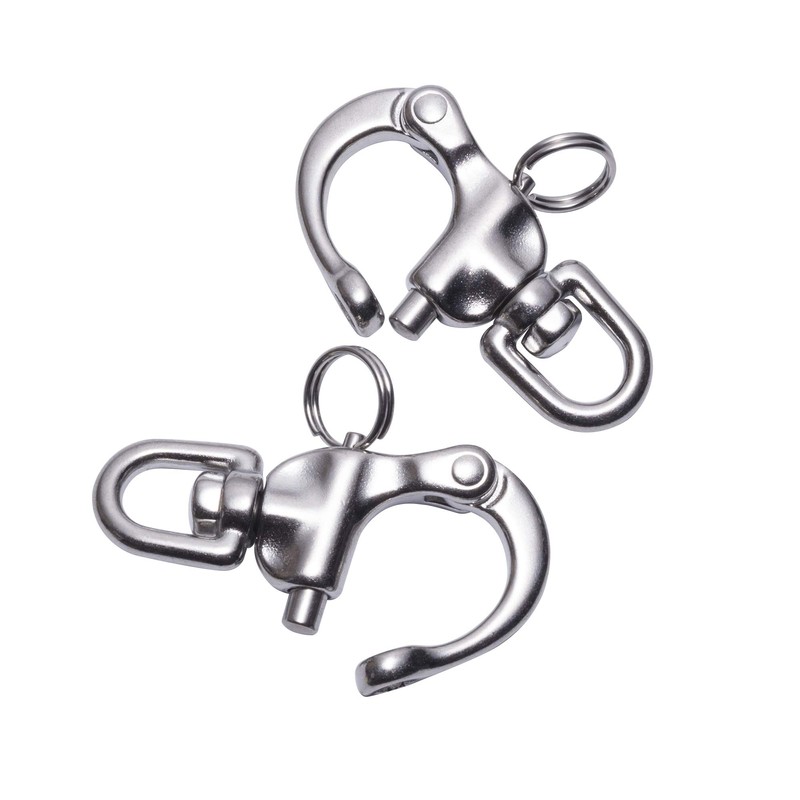 SUNOOM 316 Stainless Steel Quick Release Snap Shackle,Swivel Shackle Snap