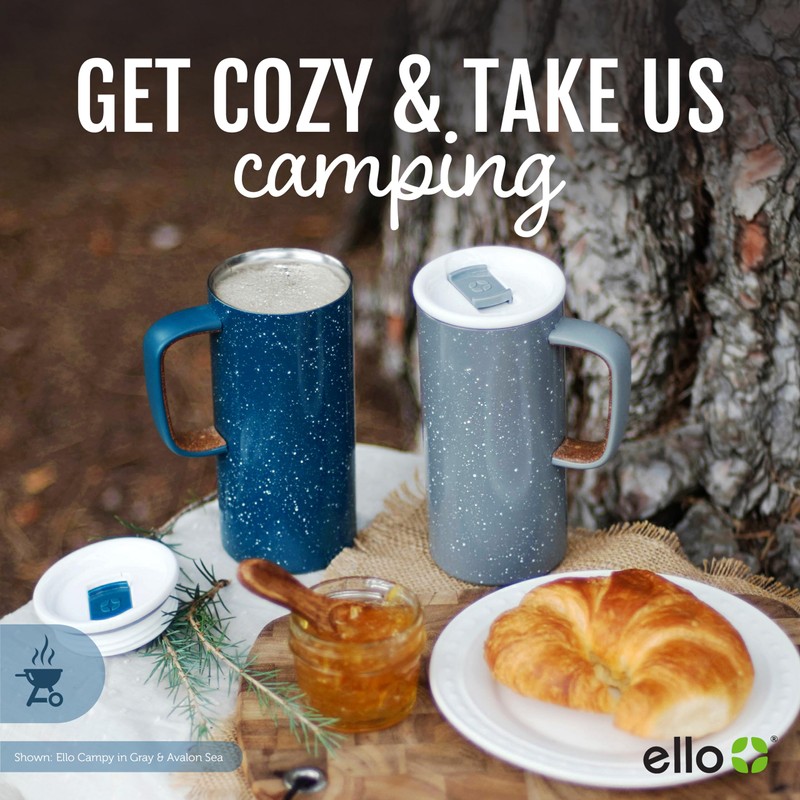 Ello Campy - Botella de Agua de Acero Inoxidable aislada