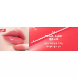 Luna 루나 글래시 레이어 형광등 립틴트 6호 멜론 사워 X2 Luna Glacy Layer Fluorescent Lip Tint 6 Melon Sour X2