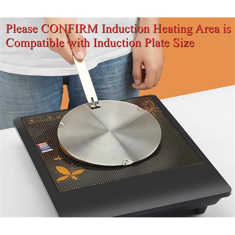 Induction Cooktop Adapter Plate, Heat Diffuser for Gas Stove Cooktop,