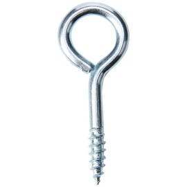 Merriway BH00319 (12 Pcs) Screw-In Vine Eye, 50 mm (2 inch) Zinc Plated - Pack of 12 Pieces