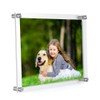 Meetu Acrylic 8.5x11 Frame -Inner 8x10 Picture Frame -Wall Mount