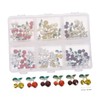 Healvian 120pcs Cherry Nail Gems Charms for Nail Art DIY