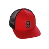 Structured Trucker Mesh Hat Custom Colors Letter B Initial Baseball