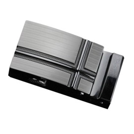 PEILINZE Men's Automatic Alloy Belt Buckles Black Modern Polished Business Casual