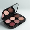 vein MAC Connect In Color Eye Shadow Palette X6 Embedded in Burgundy, 1 piece / 맥 커넥트 인 컬러 아이 섀도우 팔레트 X6 임베디드 인 버건디, 1개