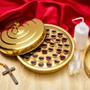 Zhehao 1 Set Holy Communion Trays for Churches with Lid,