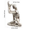 NUOLUX Pen Holder, 1 Pen Holder, Halloween, Decoration, Skull, Skeleton