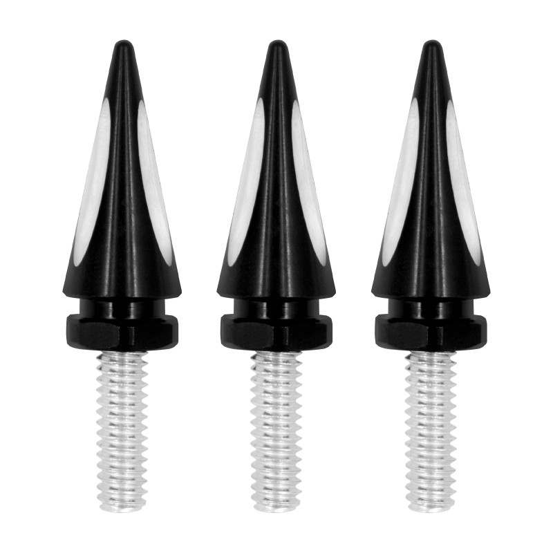 HDBUBALUS Spike Windshield Windscreen Black Screws For Harley Street Electra