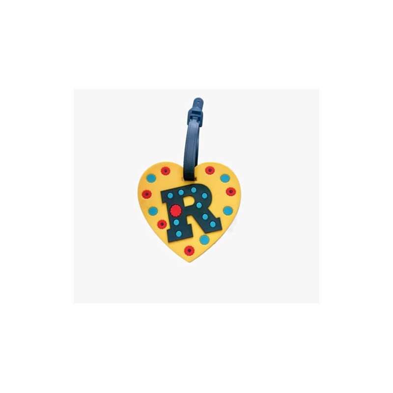 TTOA - Letter R Luggage Tag | Initial Baggage Tag
