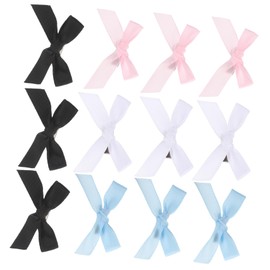 SAFIGLE 40pcs Cute Mini Bowknot Ribbon Barrettes for Girls Soft Alligator Hair Clips Comfortable Hair Accessories for Teens and Women