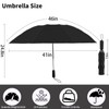 ZDSSM Umbrella Travel Large Windproof Inverted Umbrellas for Rain Portable