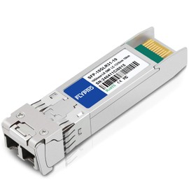 FLYPROFiber- 10GBase-LR SFP+ Transceiver, 10G Single Mode SFP+ to LC Optic Module, Cisco SFP-10G-LR, Ubiquiti UniFi UF-SM-10G, Meraki MA-SFP-10GB-LR, Netgear, Mikrotik, D-Link, 1310nm, 10km, 2pack