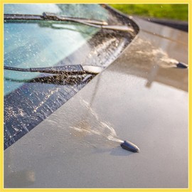 PARSKILO Front Windshield Washer Hose Kit Fit for Ford Edge with 3 Meter Washer Fluid Hose 12 Pcs Hose Connectors - Pack of 15 Black Benefit