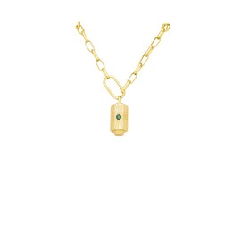 Scout Curated Wears - Stella Locket Necklace - Transformation/African Turquoise/Gold