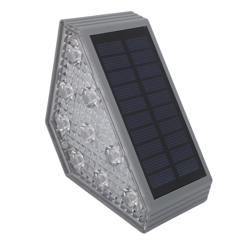 Solar Step Lamp Warm Light Button Light Sensor Control IP67