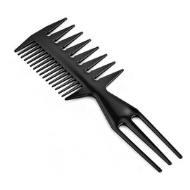 Peine Texturizador Para Cabello, Peine De Peluquería Profesional Para Hombre Con Dientes Anchos, Antiestático, Mango Antideslizante, Uso En Salón Y Ho