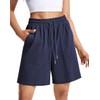 EBANKU Women's Running Shorts RoyalBlue