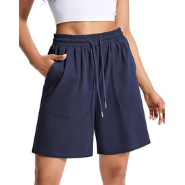 EBANKU Women's Running Shorts RoyalBlue