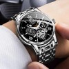 Reloj De Cuarzo Casual De Acero Impermeable Para Hombre D22