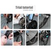 VOANZO Bicycle Chain, Full plating Silver Rust-proof Mountain Road Bike