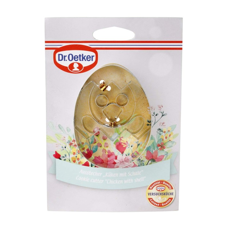 Dr. Oetker 1875 Cookie Cutter Chick in Egg Tin Plate