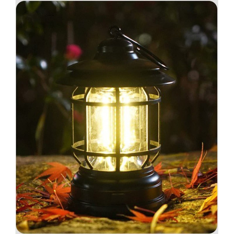 Antique COB Lantern BIG Black