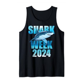 Shark 2024 Week Passion For Shark Lover Family Scuba Diver Tank Top
