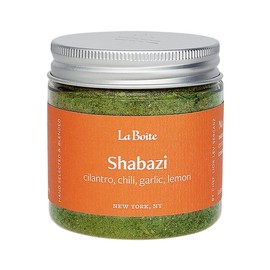 La Boite - SHABAZI, Spice Blend with cilantro, chili, garlic, lemon - Great for seasoning and marinating dishes, dips, sauces, vegetables, grilling - 1.5 oz.