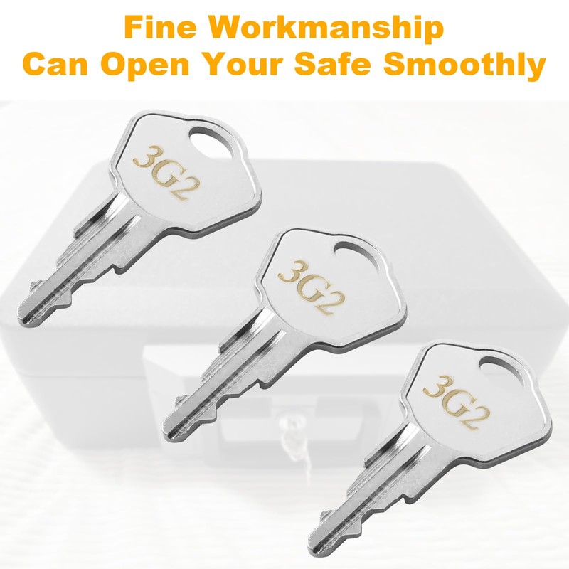 Sentry Safe Replacement Keys Model 1100-Codes 3A2 for Sentry Safe