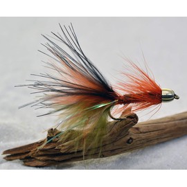 Thin Mint Streamer Fly Fishing Flies - Cone Head - Weighted - Mustad Signature Hooks - 1 Dozen Flies in Hook #6, 8 or Assorted - Trout Flies (Assortment)