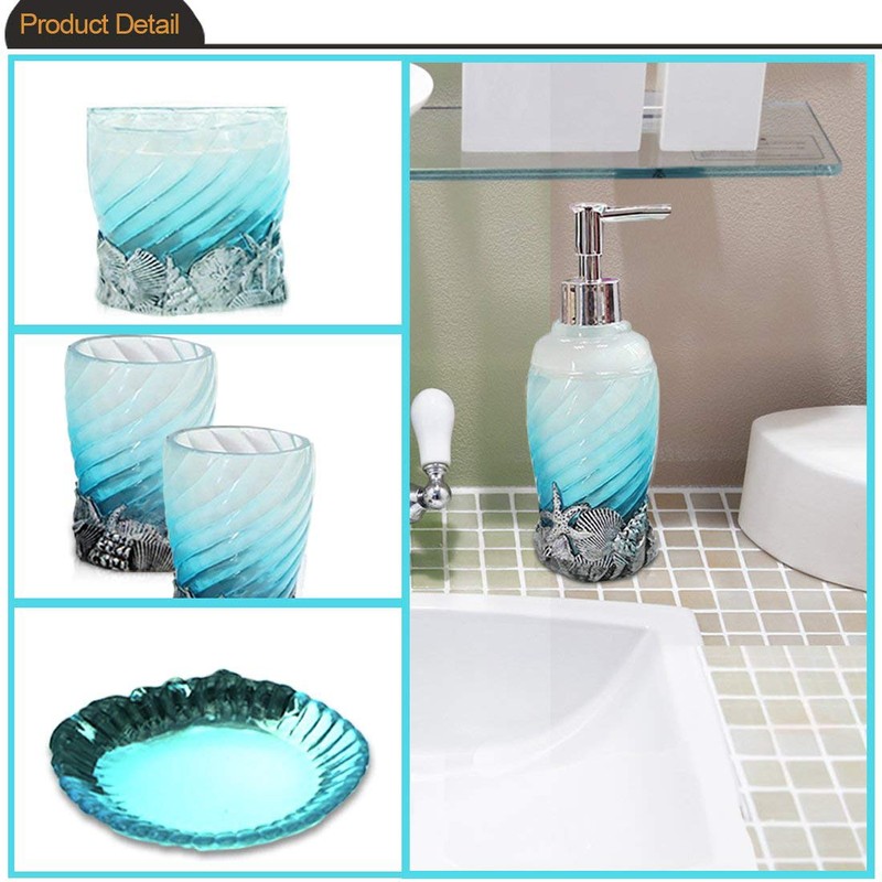 Hotsan Bathroom Accessory Set, 5 PCS Bath Ensemble Set Includes