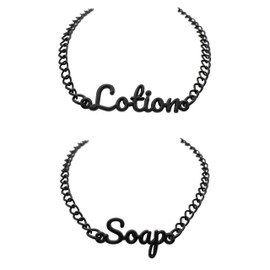 Soap and Lotion Dispenser Label Tags (Silver Dish and Hand Soap Tags)