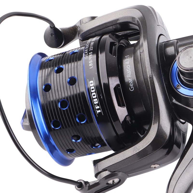 TF8000 Left Right Interchangeable Spinning Reel 13+1BB 4.1:1 Gear Ratio