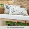 MARTHA STEWART Charming Foliage Indoor Outdoor Decorative Lumbar Pillow 2-Pack