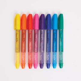 Papermania Glitter Markers, Multicoloured, Pack of 8, Card Making Supplies and Scrapbooking Supplies, Craft Decorations for Adult and Kids Craft, Perfect for Home Craft Projects