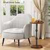 Yuede Drink Table, Small Round Side Table for Small Spaces,