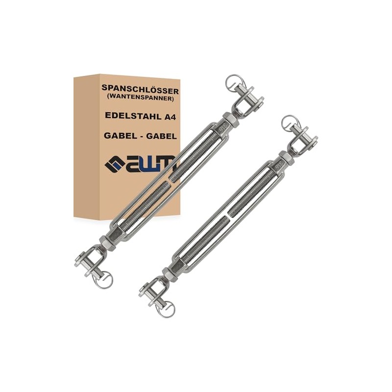 Stainless Steel VA4 Rope Tensioner Wire Rope Turnbuckle Wire Tensioner