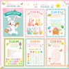 HOWAF Easter Egg Hunt, 10pcs Easter Egg Hunt Clues, Indoor