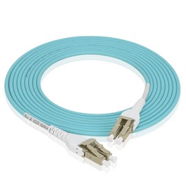 [LCYOUTH] OM3 Multimode Duplex LC/LC Connector 10Gb 40Gb Fiber Optic Cable 50/125μm 3.0mm (Blue (OM3), 5M